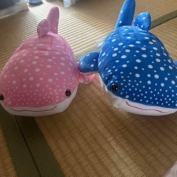 Amazon.co.jp: 美ら海水族館 人形 ジンベイザメ ピンク ブルー